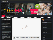 Tablet Screenshot of casualteensex.net